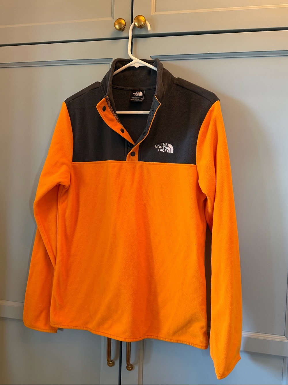 The North Face boys Glacier quarter snap fleece pullover sweatshirt - new